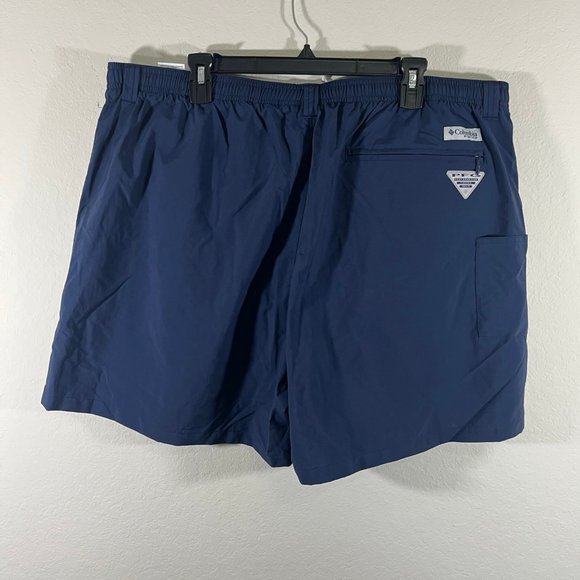 Columbia Men's Dark Blue Backcast Lii Water Shorts Size XXL Style FM4009 - Picture 7 of 13
